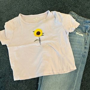 Hollister Sunflower shirt